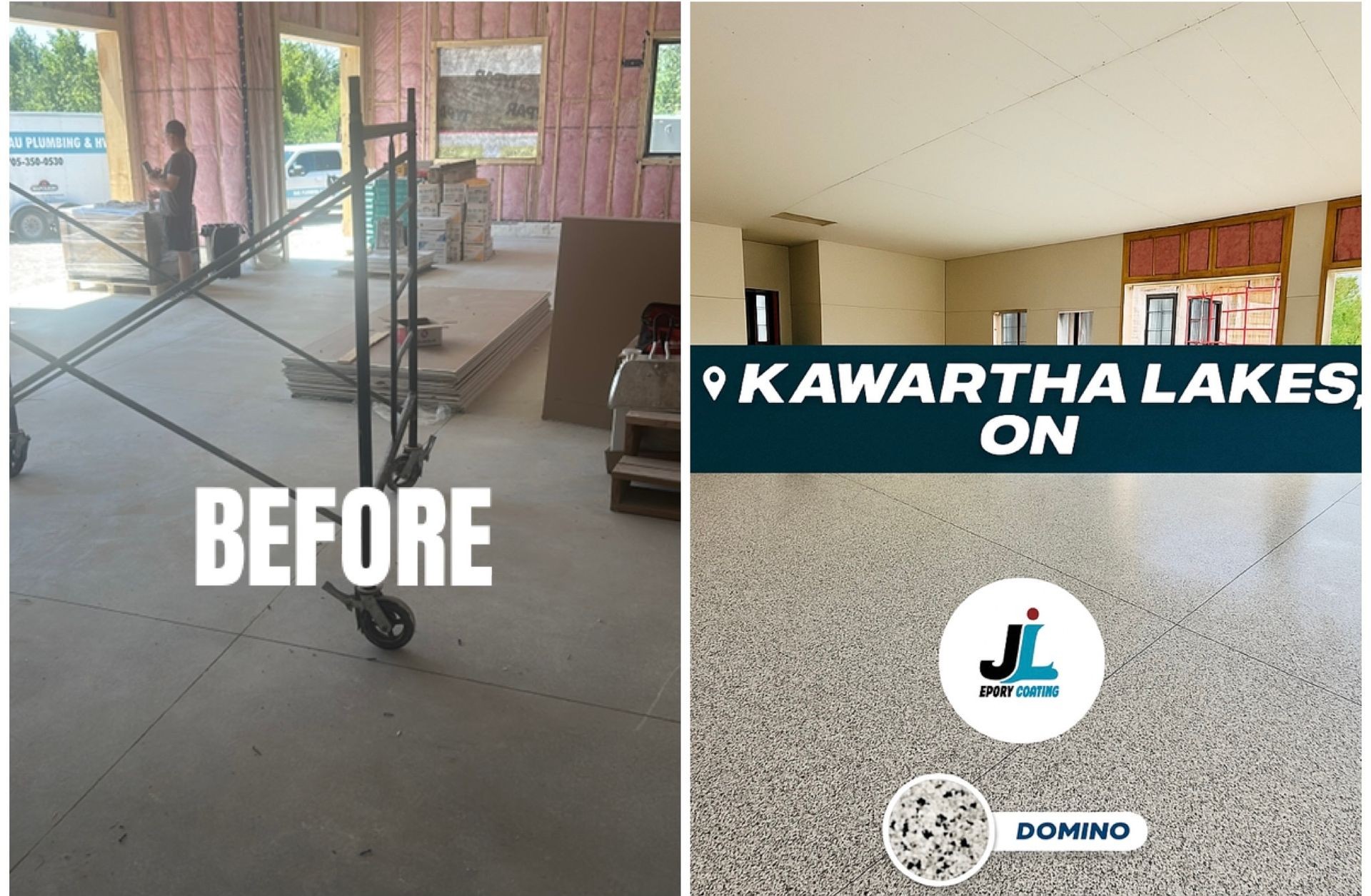 Residential Polyaspartic Flooring 
